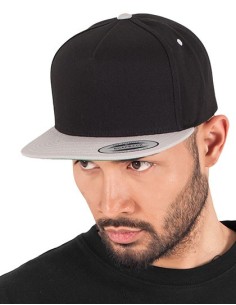 F-6007T-Classic 5 Panel Snapback Cap 2